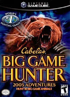 Cabela's Big Game Hunter 2005 Adventures box cover front